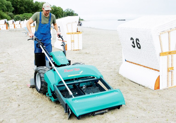 手扶式静液压沙滩清洁机BeachTech Sweepy hydro